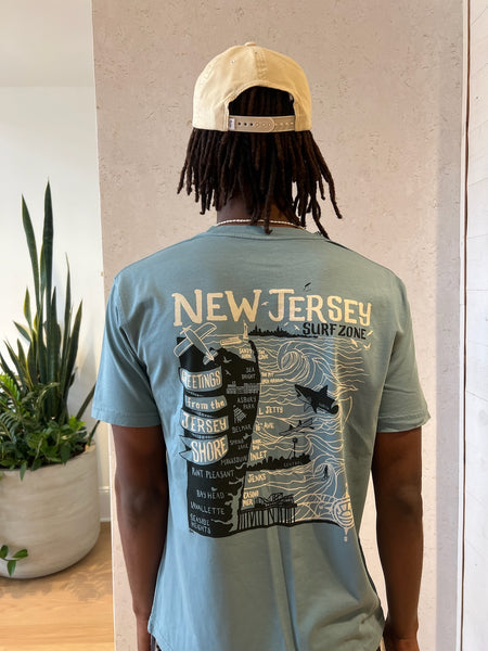 NJ Surf Zone Tee – Wanderlust Land & Sea